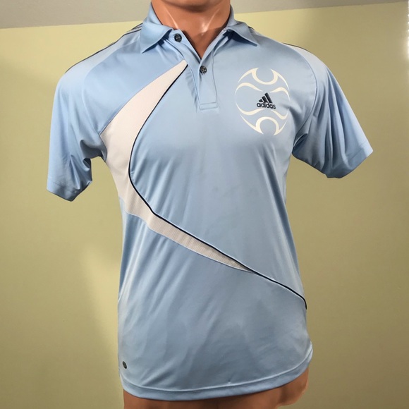 Adidas Men’s Sport Polo Blue - Picture 4 of 8